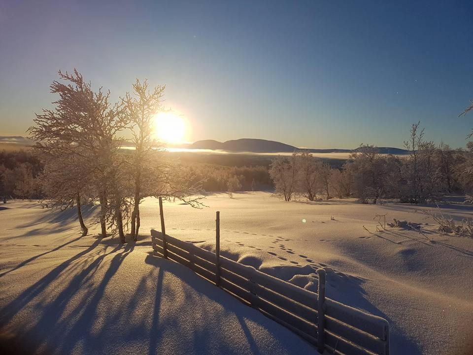 Bruksvallarna - Modern Fjaellstuga Med Panoramautsikt Och Wifi Bagian luar foto